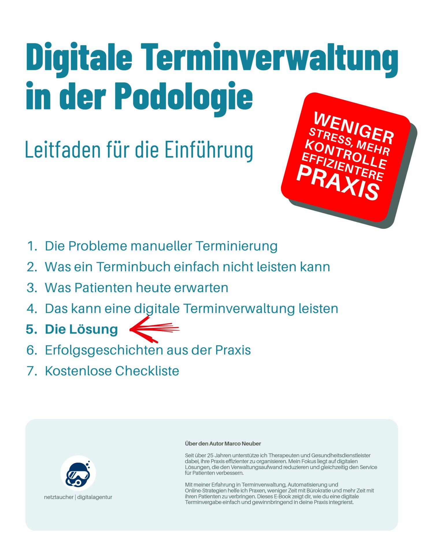Podologie Terminverwaltung Info 2