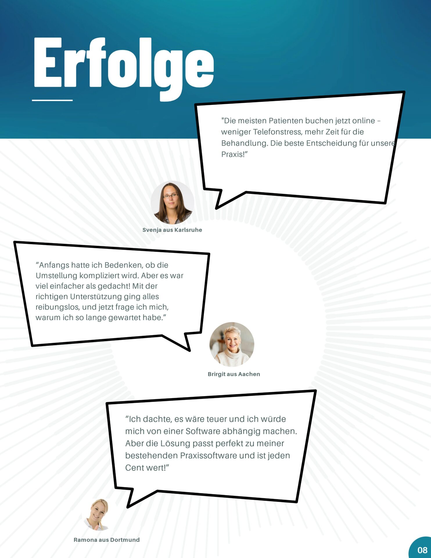 Podologie Terminverwaltung Info 8