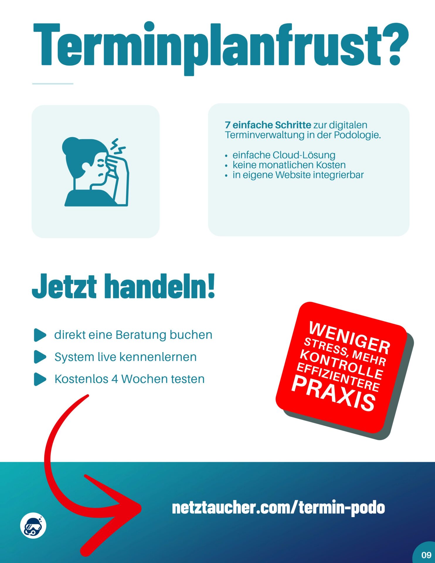 Podologie Terminverwaltung Info 9